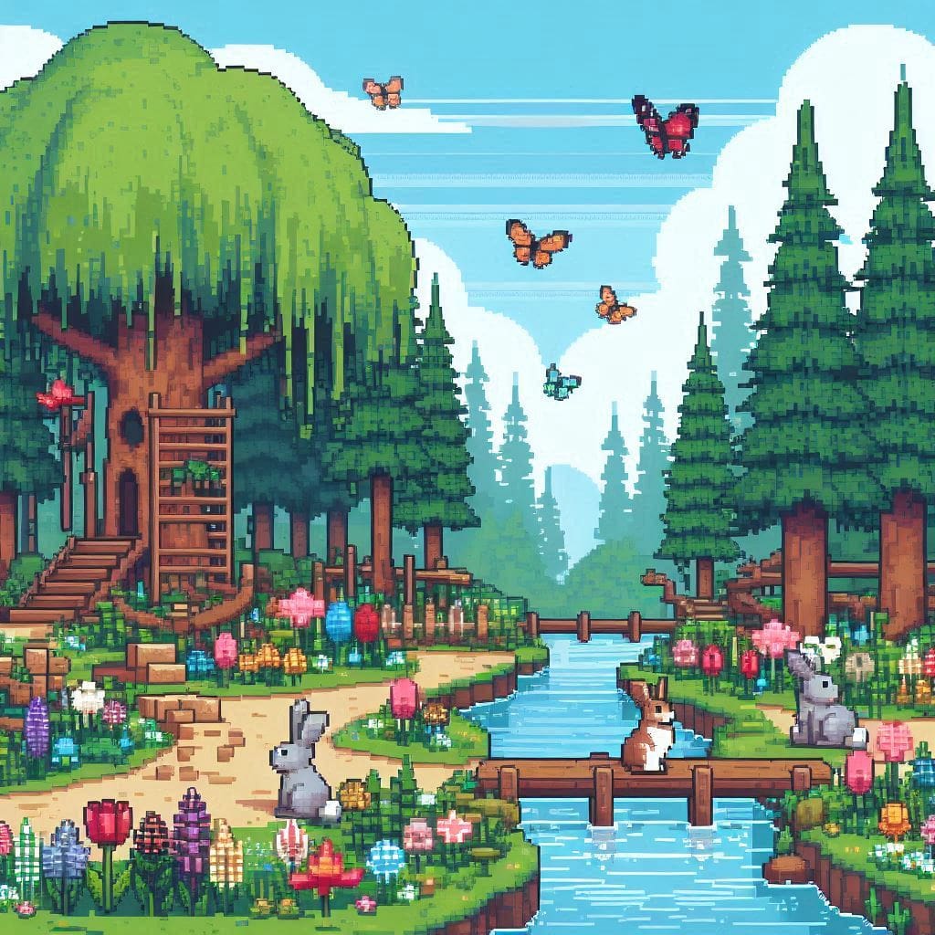 Pixel Art Environment