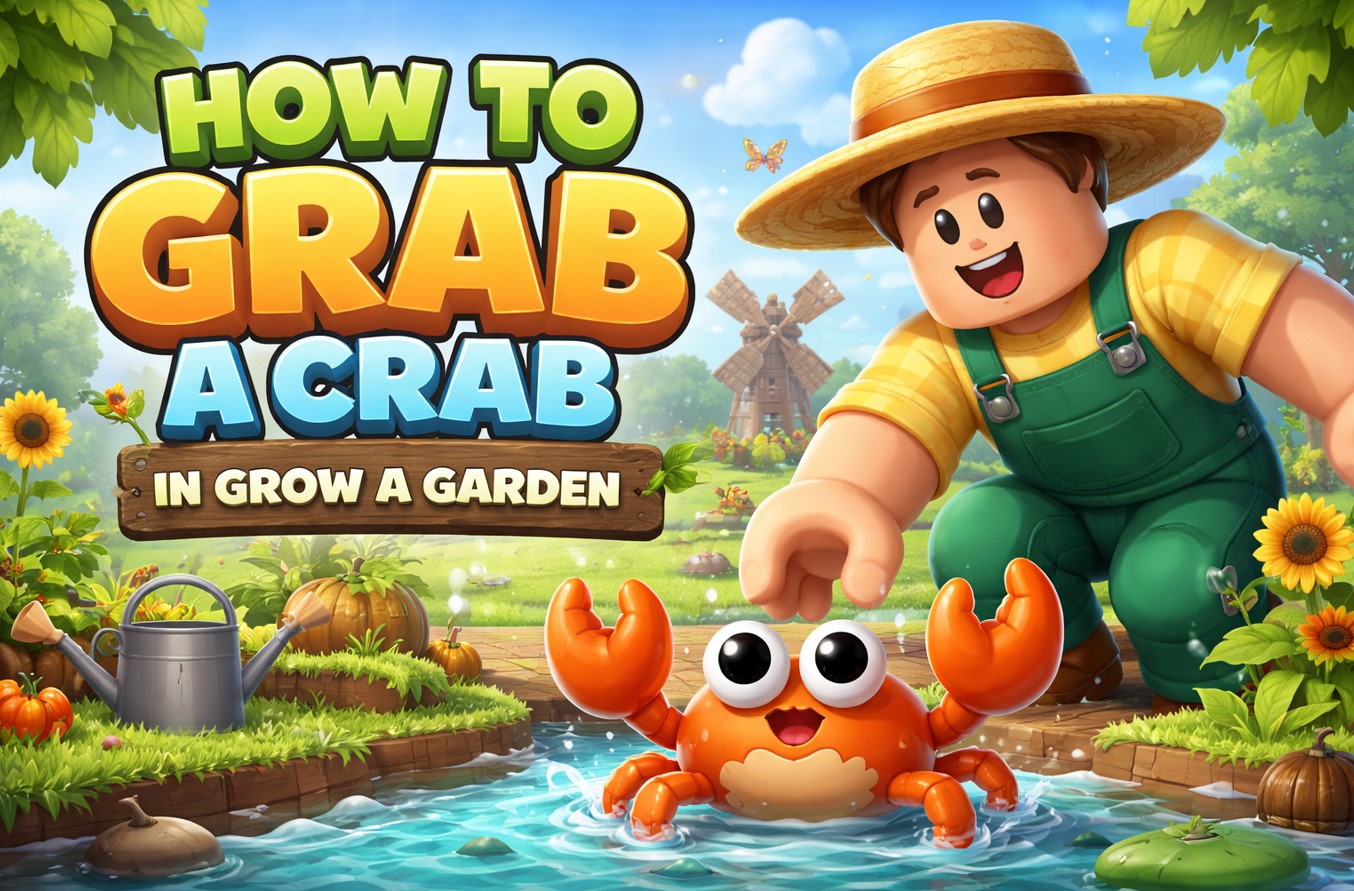 How to Grab a Crab in Grow a Garden?