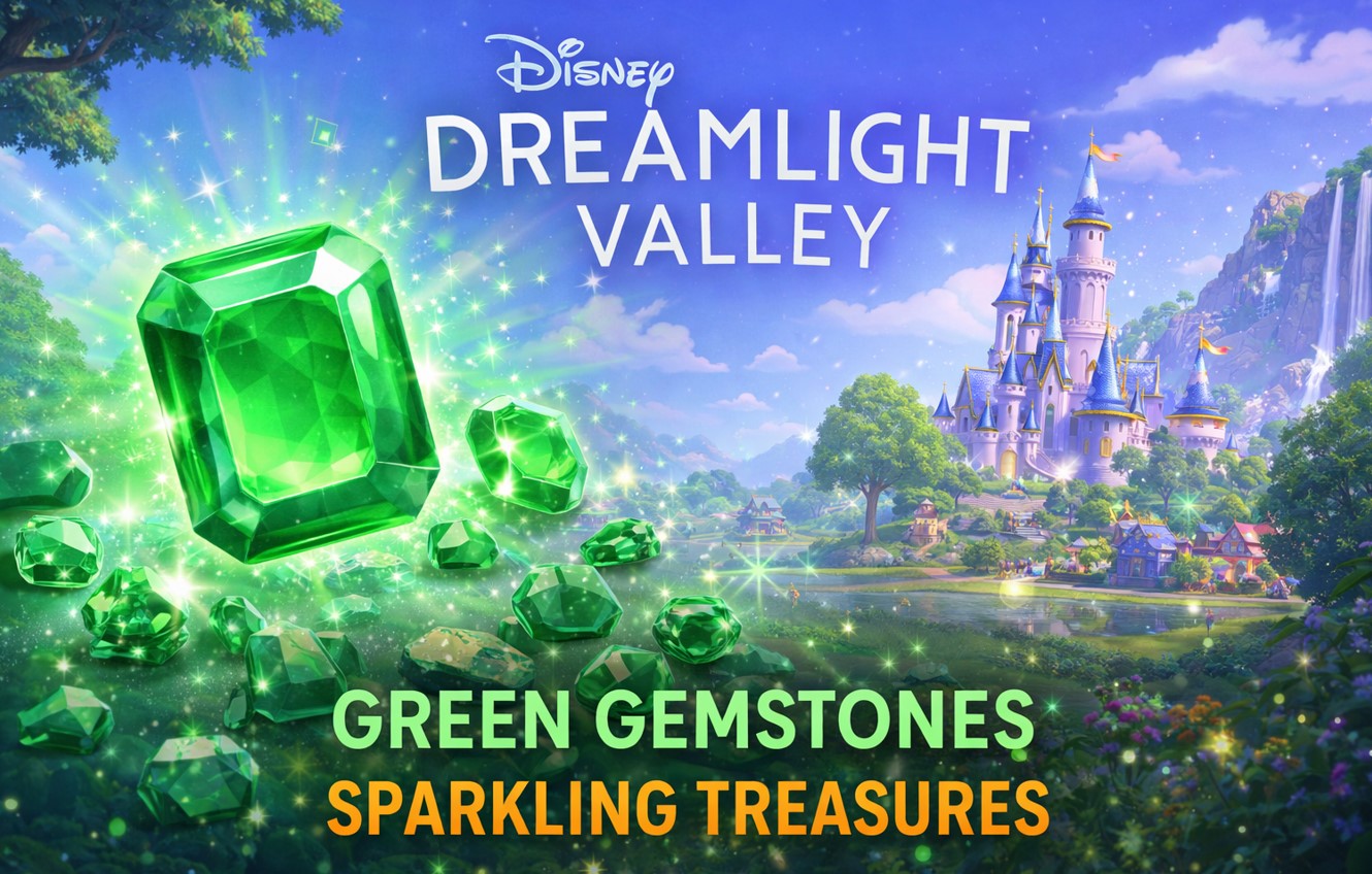 Green Gemstones – Disney Dreamlight Valley’s Sparkling Treasures
