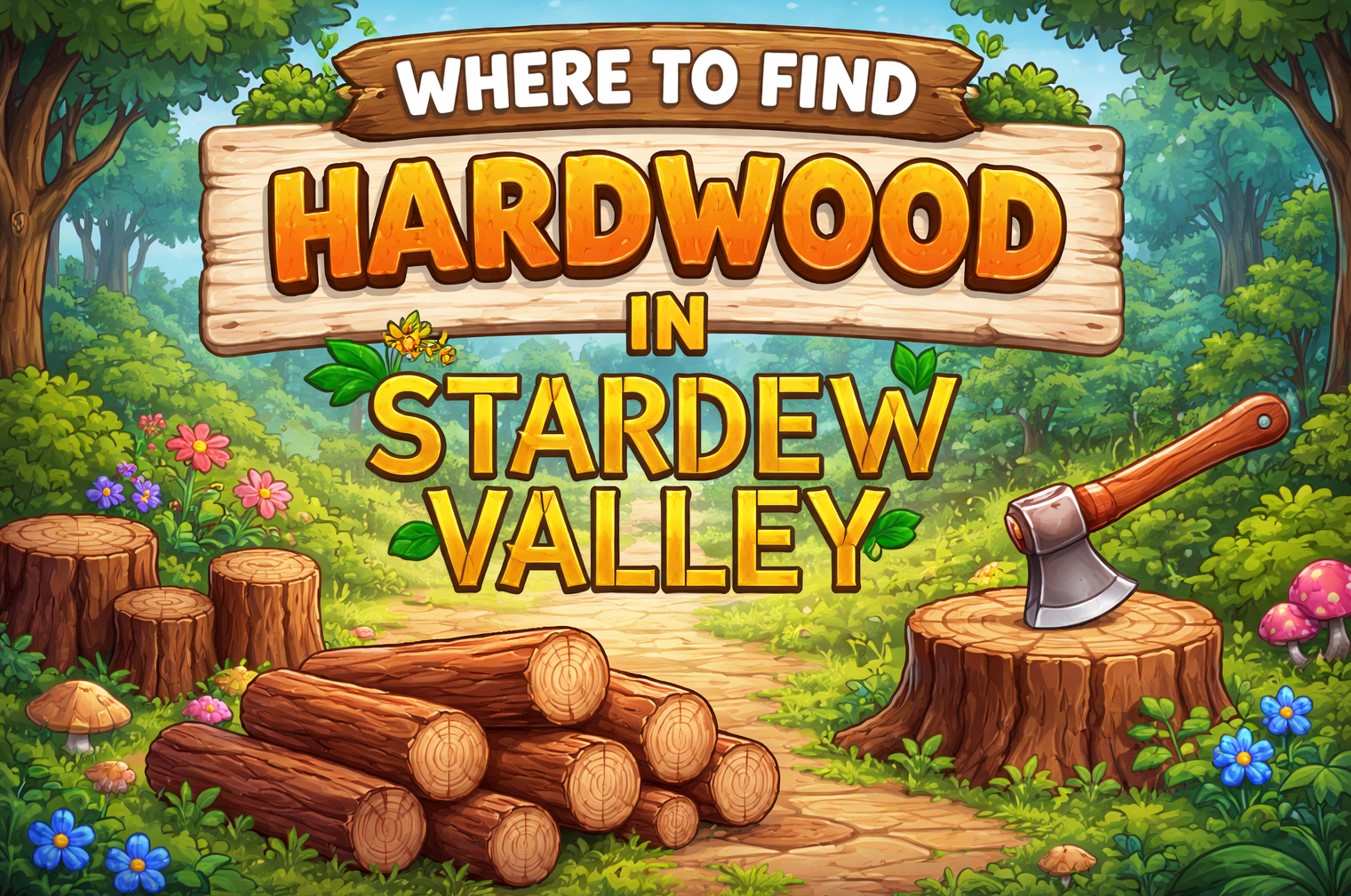 Where to Find Hardwood in Stardew Valley?