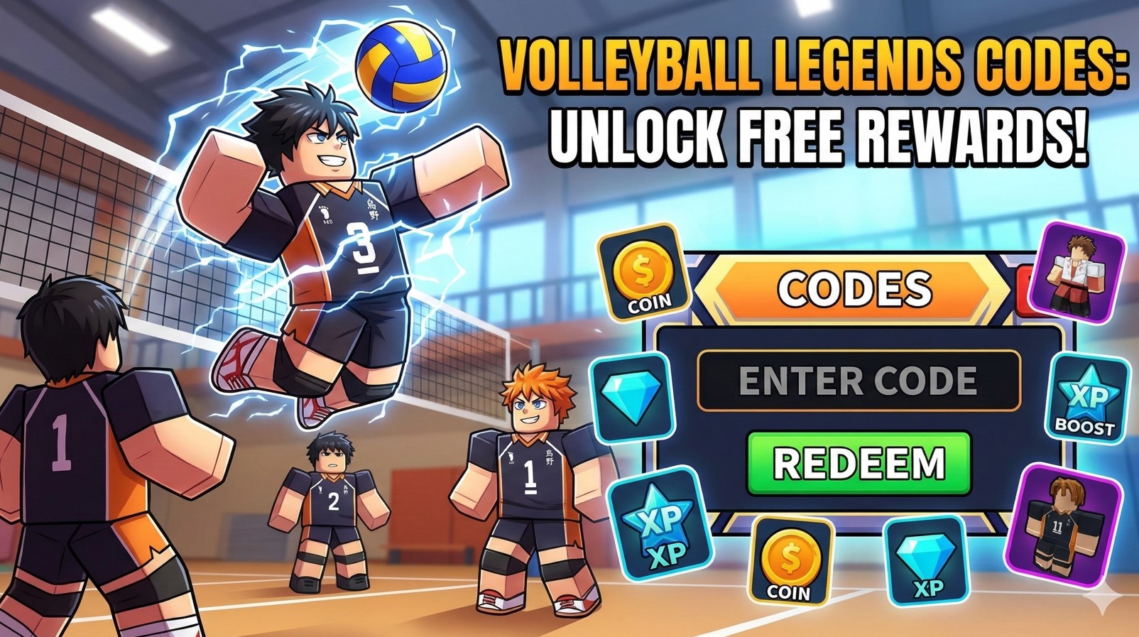 Volleyball Legends Codes (March 2026)