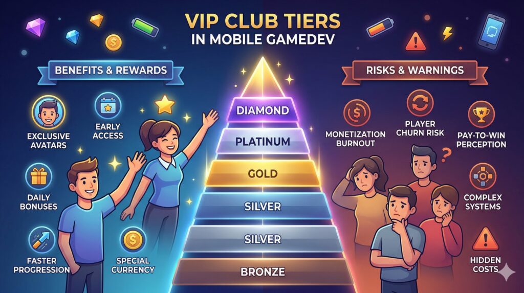 Vip Tier Ladder VIP Club Tiers - Benefits & Warnings in Mobile Gamedev