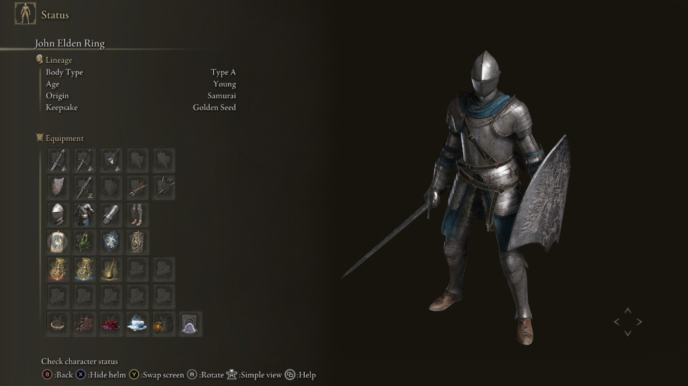 Elden Ring knight build