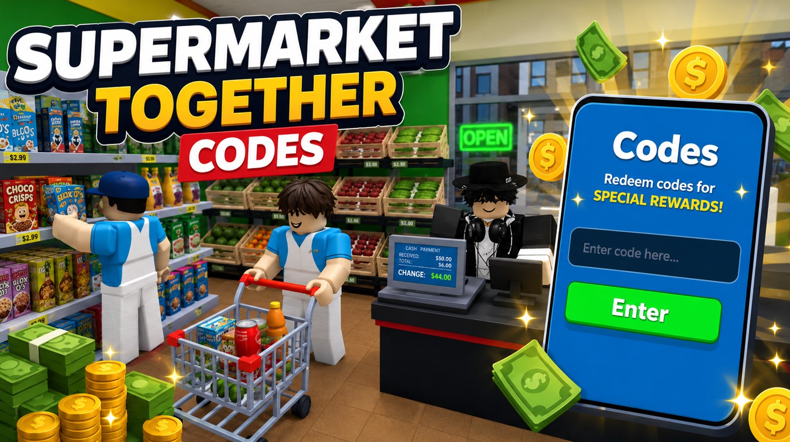 Supermarket Together Codes