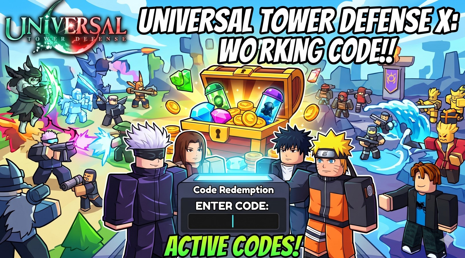Universal Tower Defense X Codes