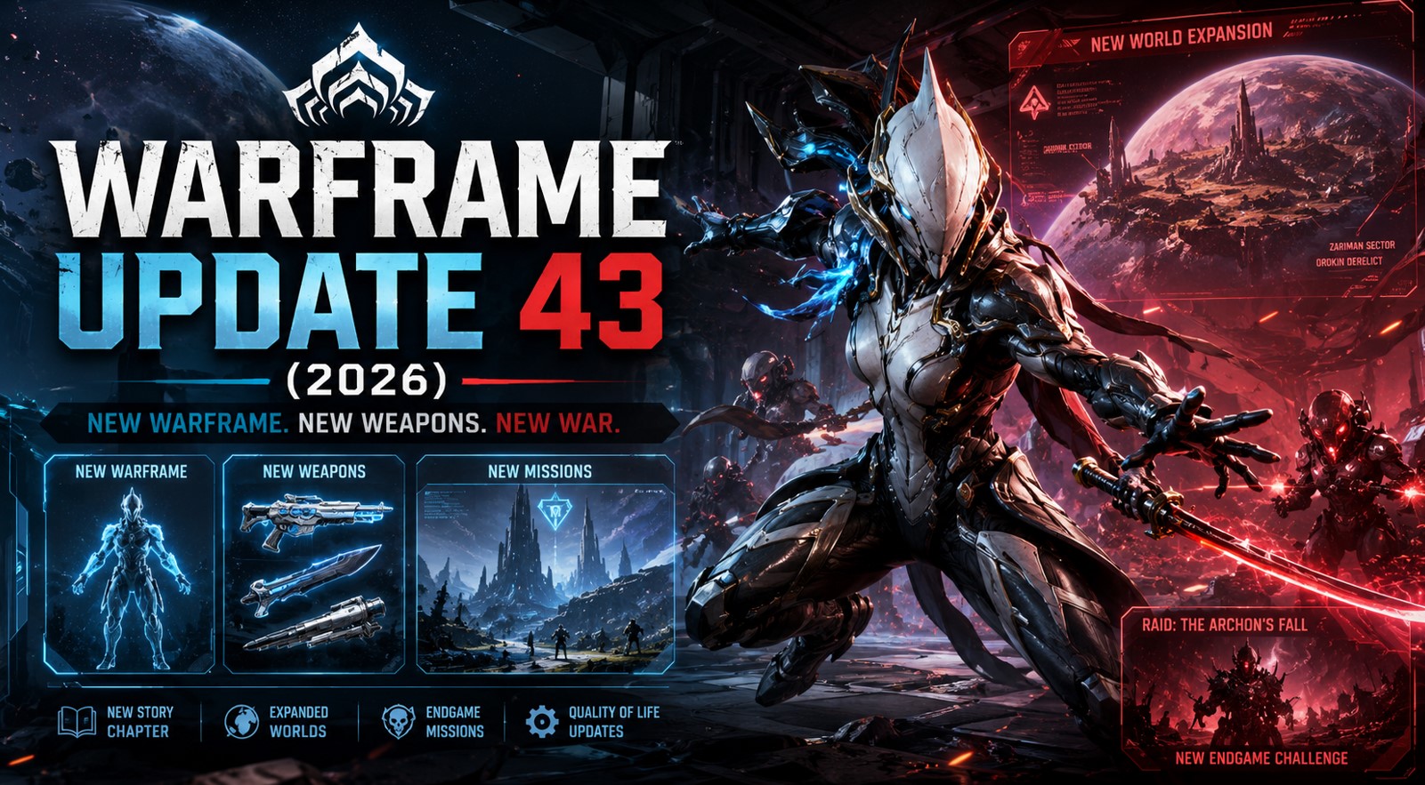 Warframe Update 43: Everything in Jade Shadows