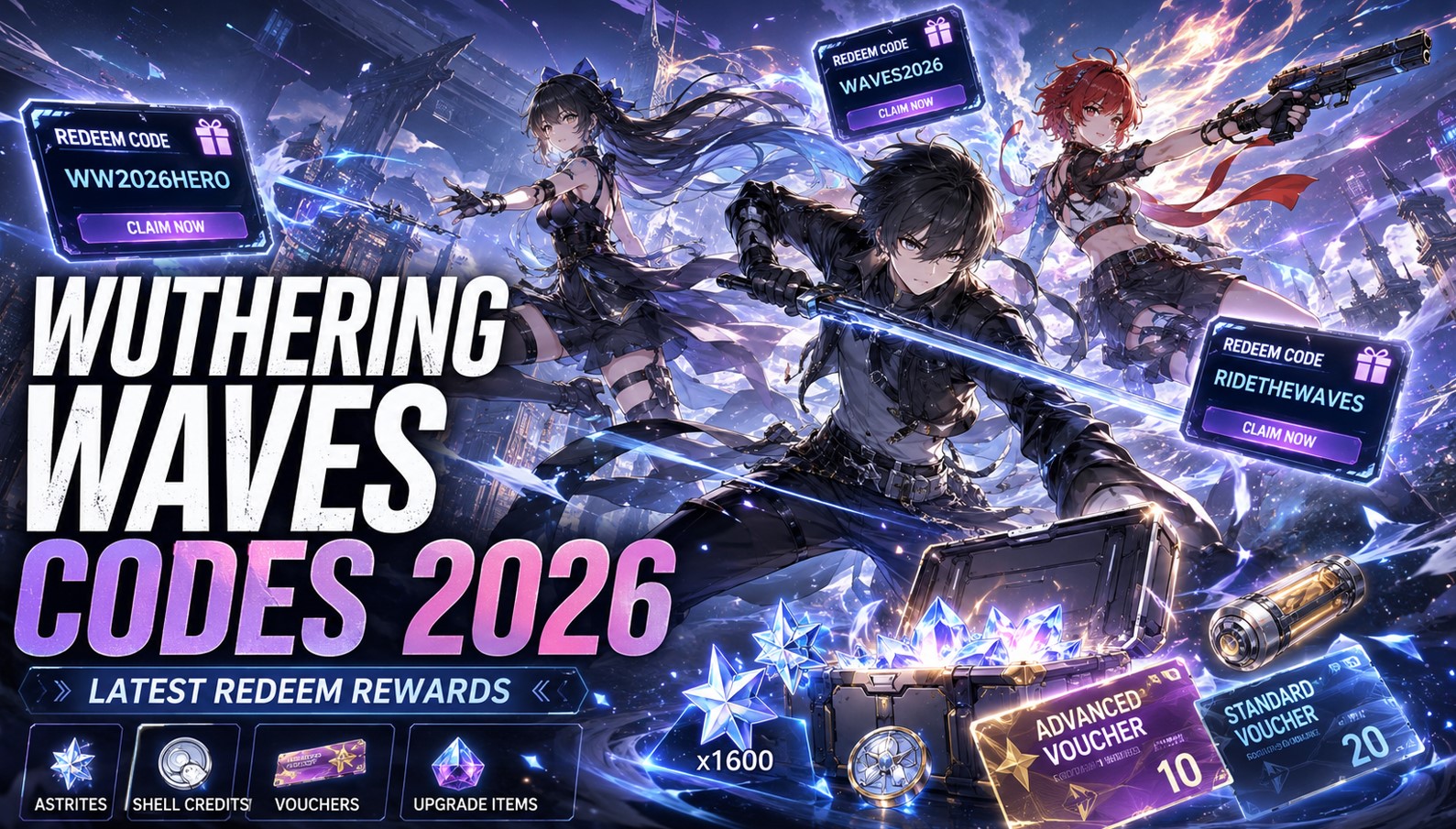 Wuthering Waves Codes (July 2026)