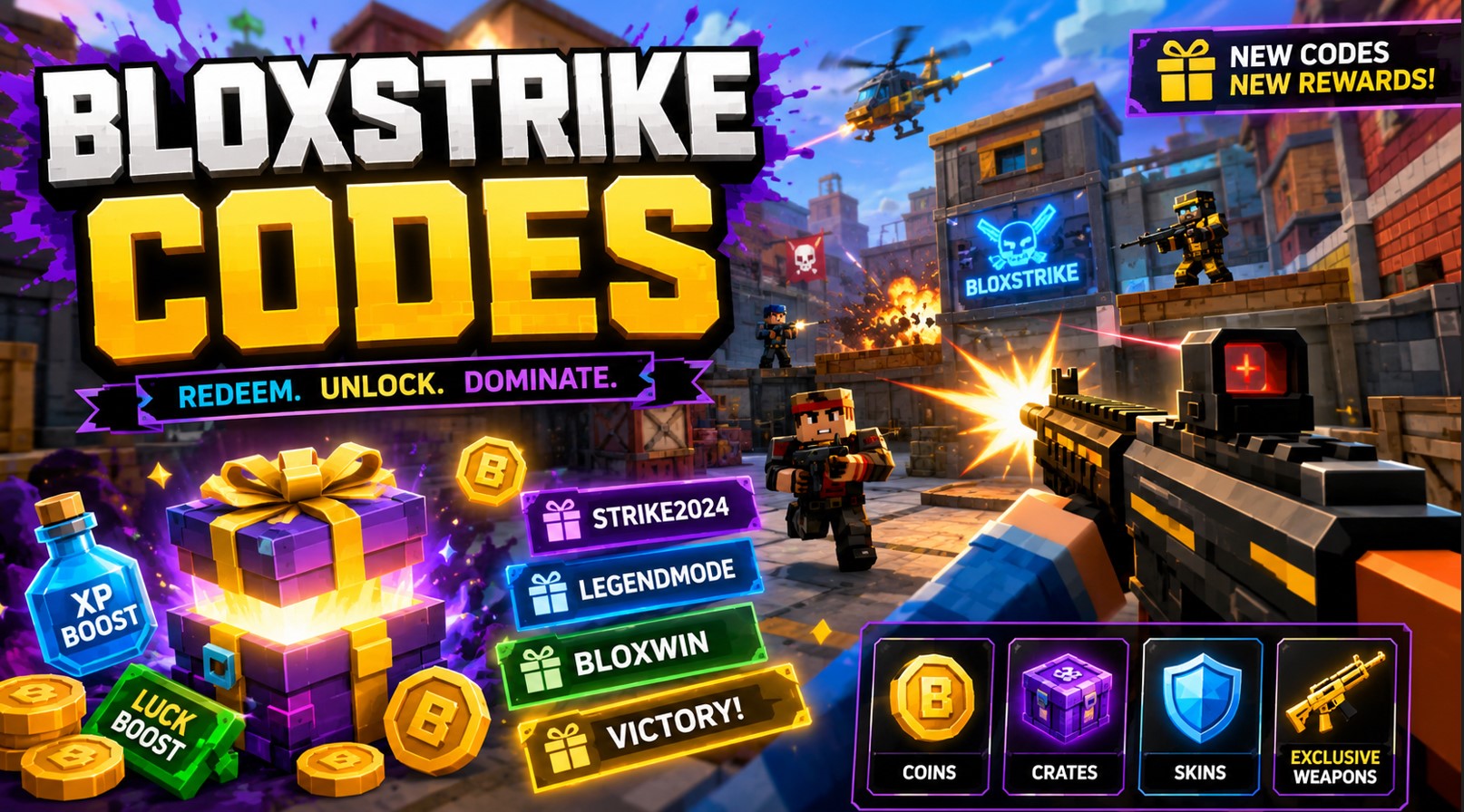 Bloxstrike Codes (August 2026)