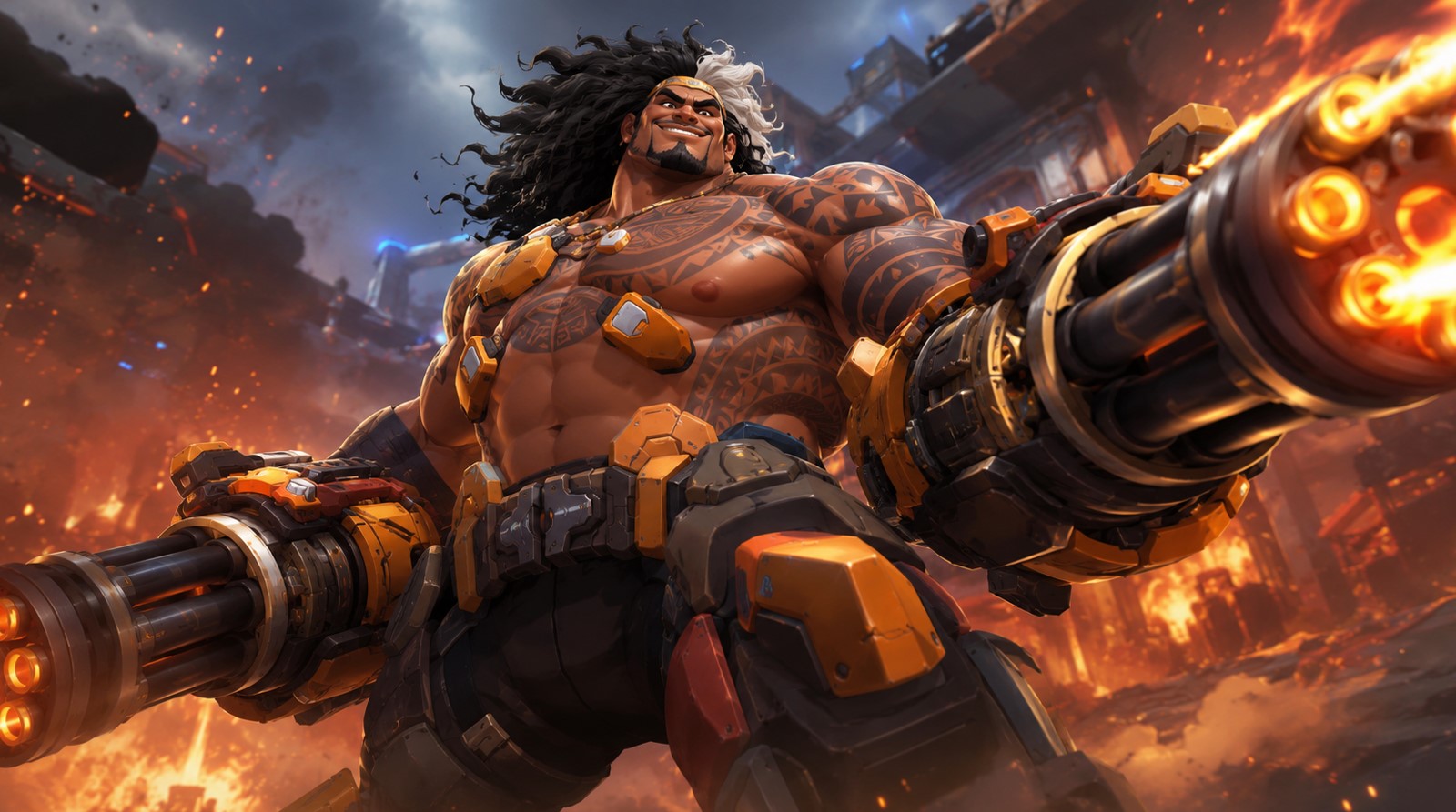 Mauga in Overwatch: The Chaingun-Toting Chaos Guide