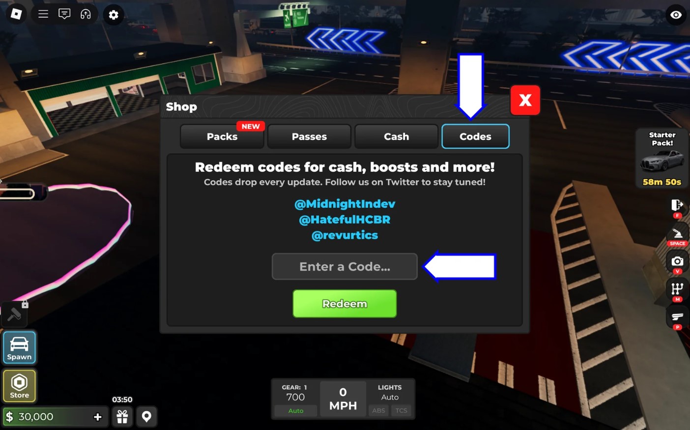 Midnight Chasers Codes